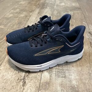 ALTRA Torin 6 Running Walking Shoes Womens 8 Navy Blue Coral Orange White